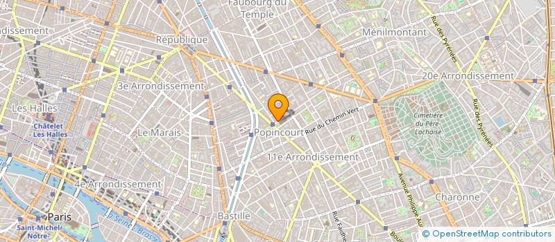 localisation de l'entreprise MADAME ANTOINETTE CLOU  PARIS