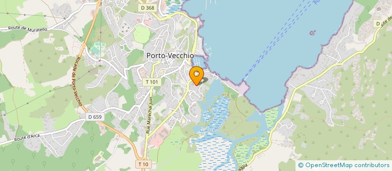 localisation de l'entreprise MADAME ANTOINETTE COLONNA CESARI à PORTO-VECCHIO