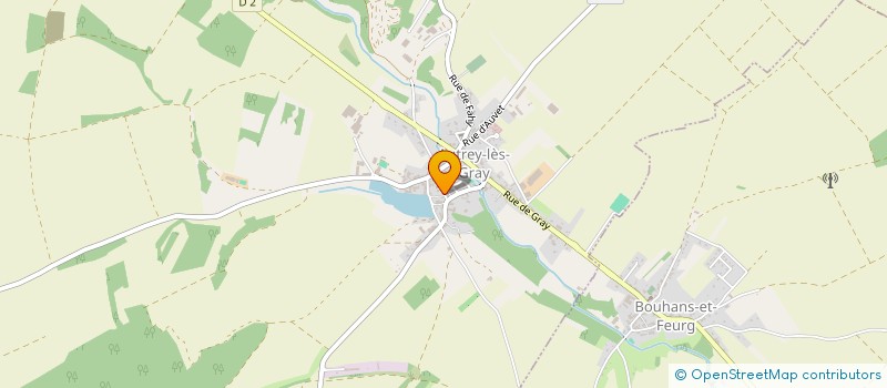 localisation de l'entreprise MADAME ANTOINETTE CRIGNY  AUTREY-LES-GRAY