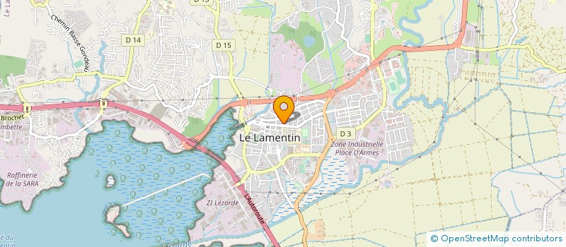 localisation de l'entreprise MADAME ANTOINETTE DESMONIERE à LE LAMENTIN