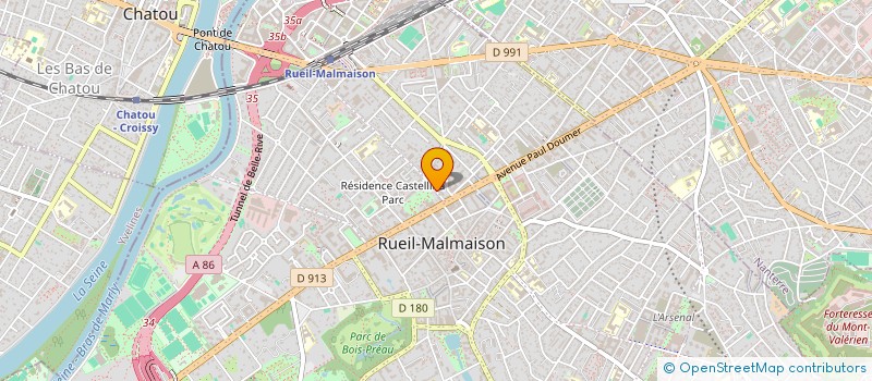 localisation de l'entreprise MADAME ANTOINETTE FOUBERT à RUEIL-MALMAISON