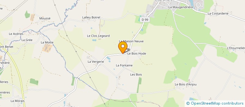 localisation de l'entreprise MADAME ANTOINETTE GALMARD  COESMES