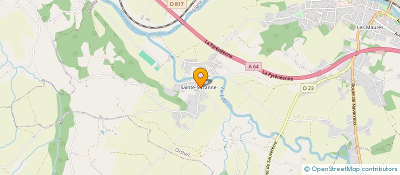 localisation de l'entreprise MADAME ANTOINETTE GORRETA  MASLACQ