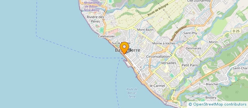 localisation de l'entreprise MADAME ANTOINETTE GOUDOU à BASSE-TERRE