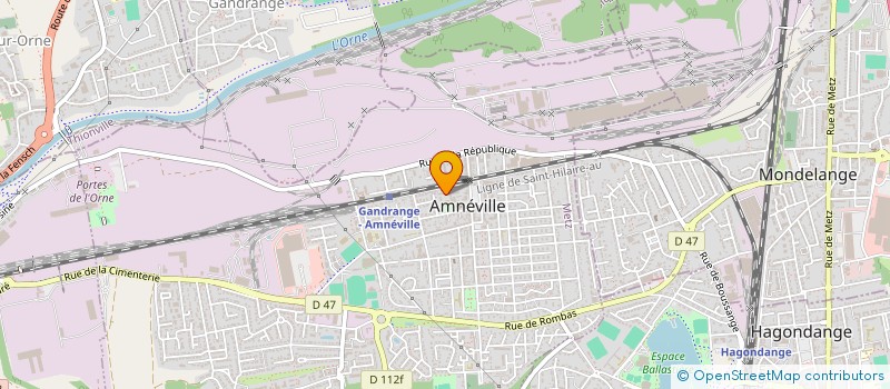 localisation de l'entreprise MADAME ANTOINETTE HAAS  AMNEVILLE