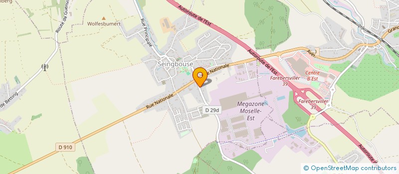 localisation de l'entreprise MADAME ANTOINETTE HAEN  SEINGBOUSE