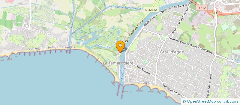 localisation de l'entreprise MADAME ANTOINETTE HOUCHELOT  AGDE