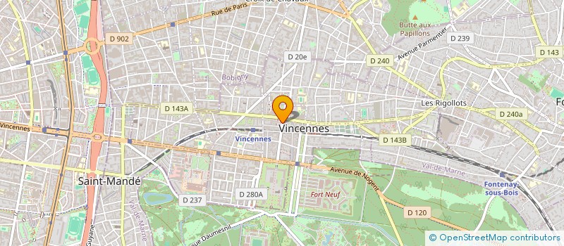 localisation de l'entreprise MADAME ANTOINETTE INOGOH à VINCENNES