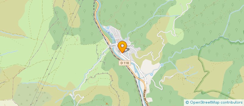 localisation de l'entreprise MADAME ANTOINETTE IRELAND  ALET-LES-BAINS