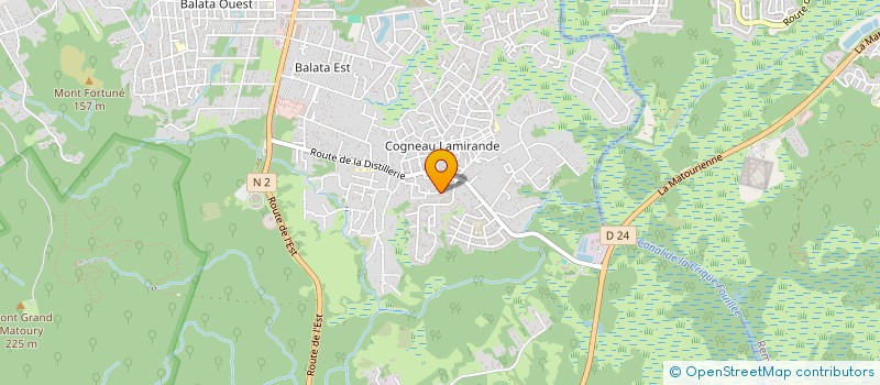 localisation de l'entreprise MADAME ANTOINETTE JEUNE  MATOURY