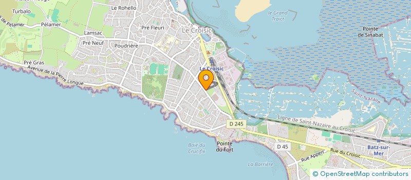 localisation de l'entreprise MADAME ANTOINETTE LAMBERT  LE CROISIC