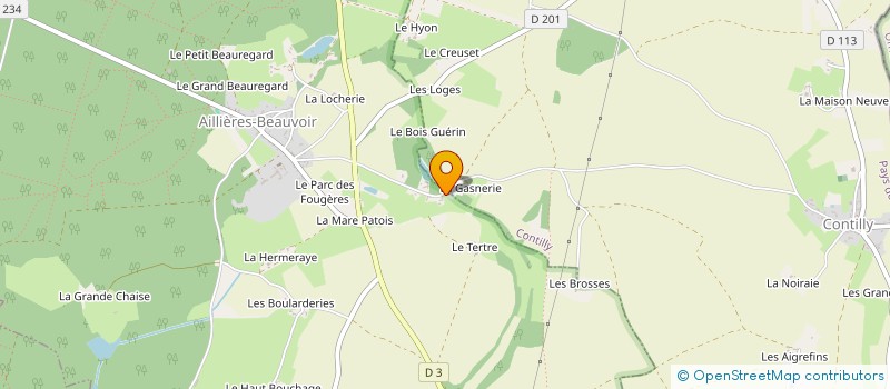 localisation de l'entreprise MADAME ANTOINETTE LANDREIN  SAOSNES