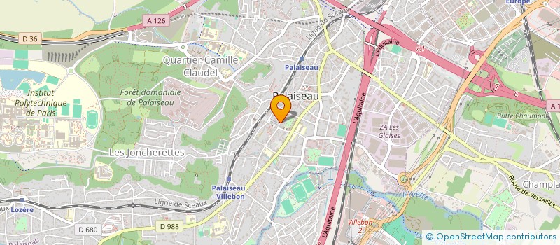 localisation de l'entreprise MADAME ANTOINETTE MADESCLAIRE à PALAISEAU