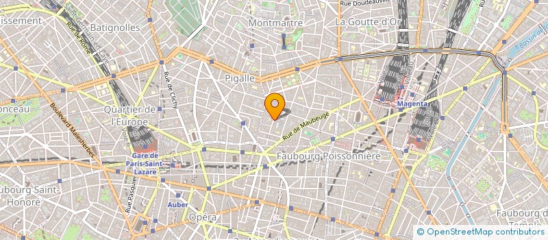 localisation de l'entreprise MADAME ANTOINETTE MERLIN  PARIS