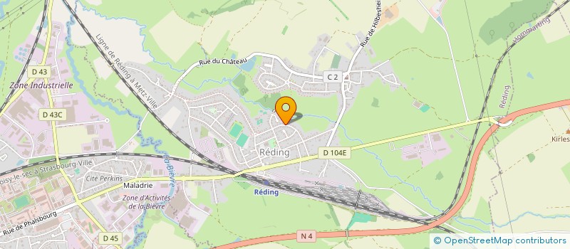 localisation de l'entreprise MADAME ANTOINETTE MEYER  REDING