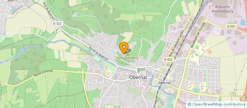 localisation de l'entreprise MADAME ANTOINETTE MEYER  OBERNAI