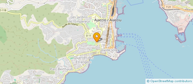 localisation de l'entreprise MADAME ANTOINETTE MINICONI à AJACCIO