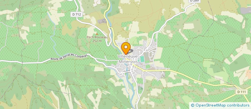 localisation de l'entreprise MADAME ANTOINETTE MOLINIER  VILLENEUVE-MINERVOIS