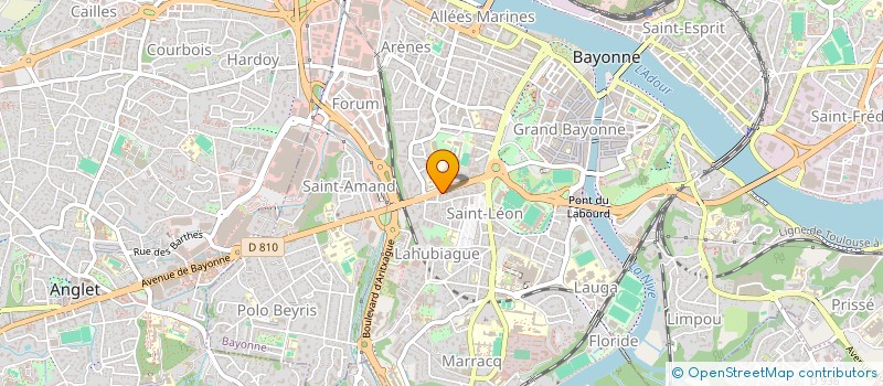 localisation de l'entreprise MADAME ANTOINETTE MOUTY à BAYONNE