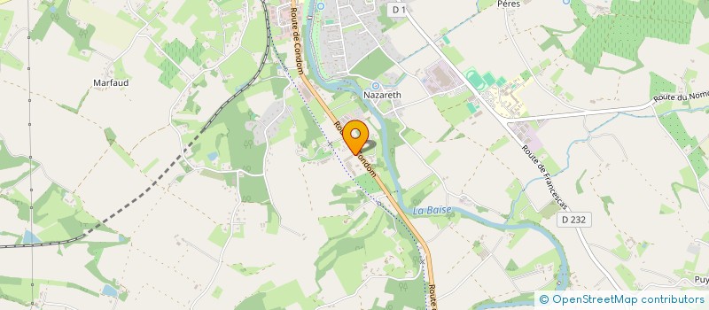 localisation de l'entreprise MADAME ANTOINETTE MUZOTTE  NERAC