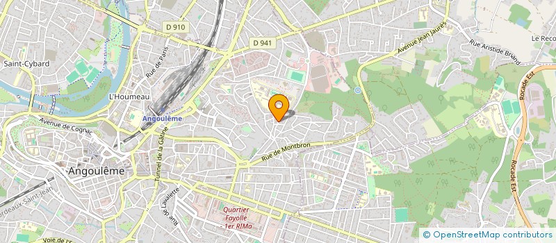 localisation de l'entreprise MADAME ANTOINETTE NGO NTAMACK à ANGOULEME