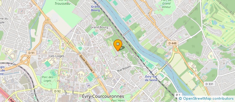 localisation de l'entreprise MADAME ANTOINETTE NIYIGENA  EVRY-COURCOURONNES