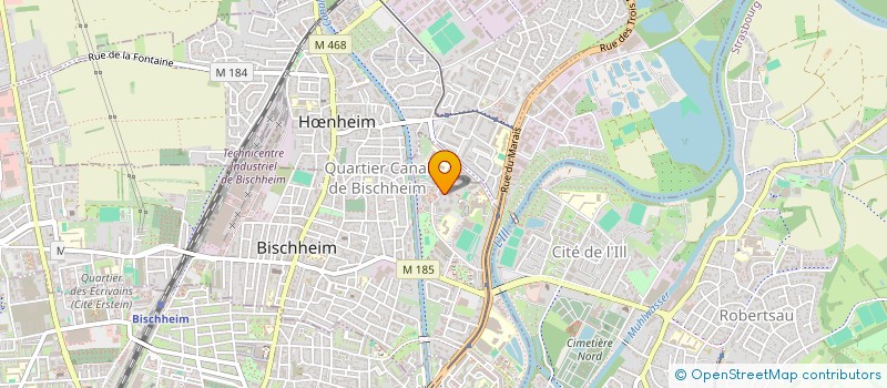 localisation de l'entreprise MADAME ANTOINETTE NSILULU  BISCHHEIM