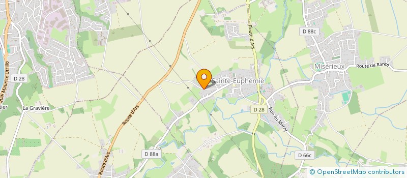 localisation de l'entreprise MADAME ANTOINETTE NUGUET  SAINTE-EUPHEMIE