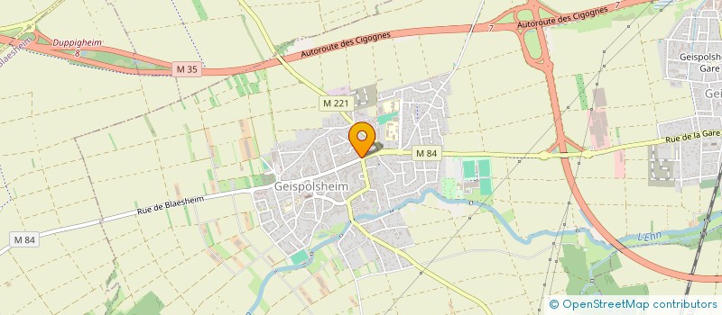 localisation de l'entreprise MADAME ANTOINETTE NUSS  GEISPOLSHEIM