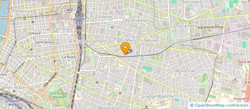 localisation de l'entreprise MADAME ANTOINETTE NYAMSI à LYON