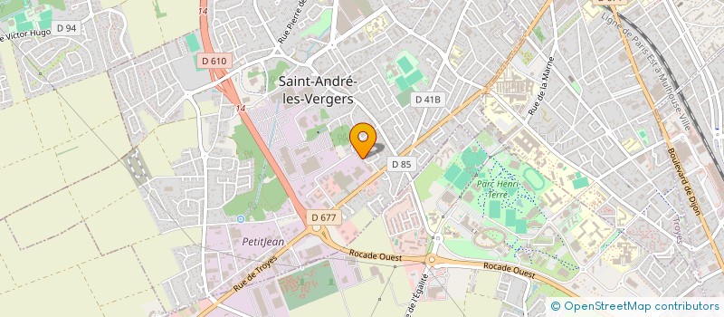 localisation de l'entreprise MADAME ANTOINETTE NZOUMBA KAYA  SAINT-ANDRE-LES-VERGERS