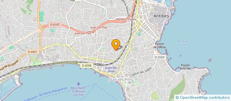 localisation de l'entreprise MADAME ANTOINETTE PECHIN à ANTIBES