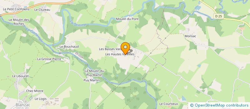 localisation de l'entreprise MADAME ANTOINETTE PENOT à DROUX