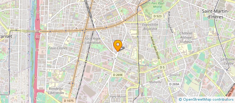 localisation de l'entreprise MADAME ANTOINETTE PROVENZANO à GRENOBLE