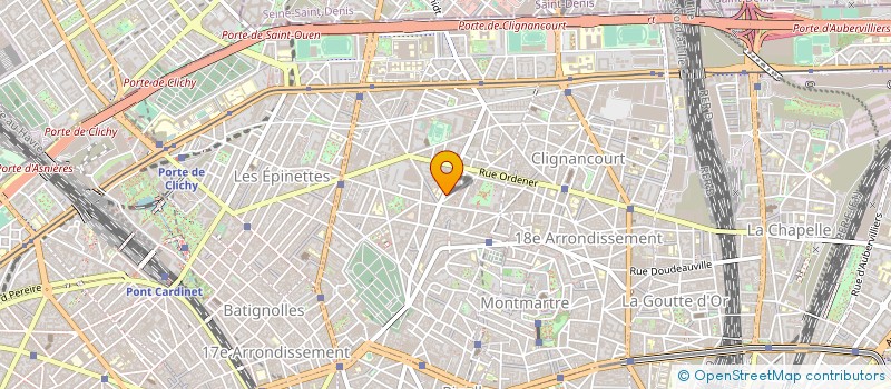 localisation de l'entreprise MADAME ANTOINETTE PRUVOST  PARIS