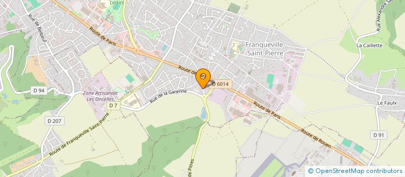 localisation de l'entreprise MADAME ANTOINETTE RENARD  FRANQUEVILLE-SAINT-PIERRE