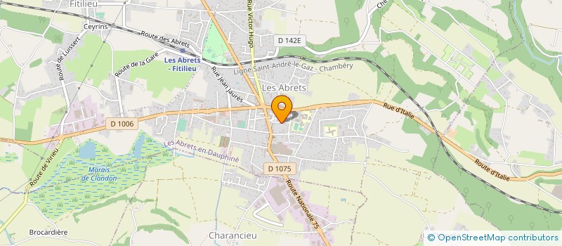 localisation de l'entreprise MADAME ANTOINETTE SEIGLE-VATTE  LES ABRETS-EN-DAUPHINE