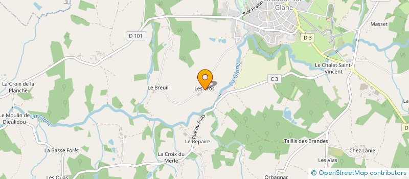 localisation de l'entreprise MADAME ANTOINETTE SERVAIS à ORADOUR-SUR-GLANE