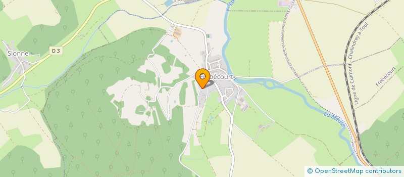 localisation de l'entreprise MADAME ANTOINETTE THOMAS  FREBECOURT