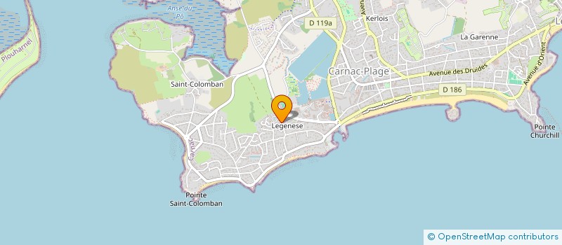 localisation de l'entreprise MADAME ANTOINETTE THOMAS à CARNAC