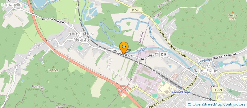 localisation de l'entreprise MADAME ANTOINETTE THOMAS  THIAVILLE-SUR-MEURTHE