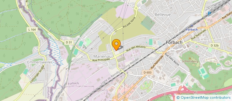 localisation de l'entreprise MADAME ANTOINETTE TRIPODI  FORBACH