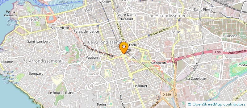 localisation de l'entreprise MADAME ANTOINETTE WUCHER à MARSEILLE