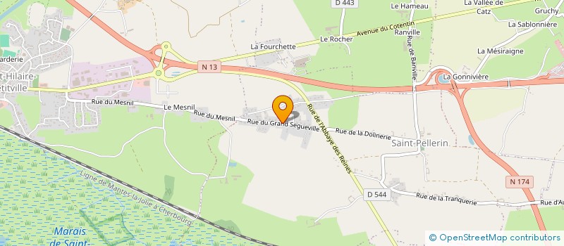 localisation de l'entreprise MADAME ANTOINETTE YVER à CARENTAN-LES-MARAIS