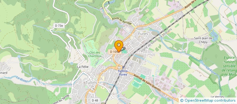 localisation de l'entreprise MADAME ANTOLINA RODRIGUEZ MARTINEZ  TULLINS