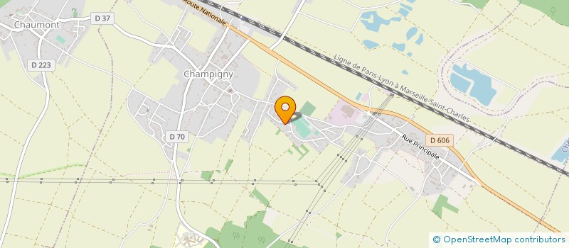 localisation de l'entreprise MADAME ANTONELLA FRANZETTI  CHAMPIGNY