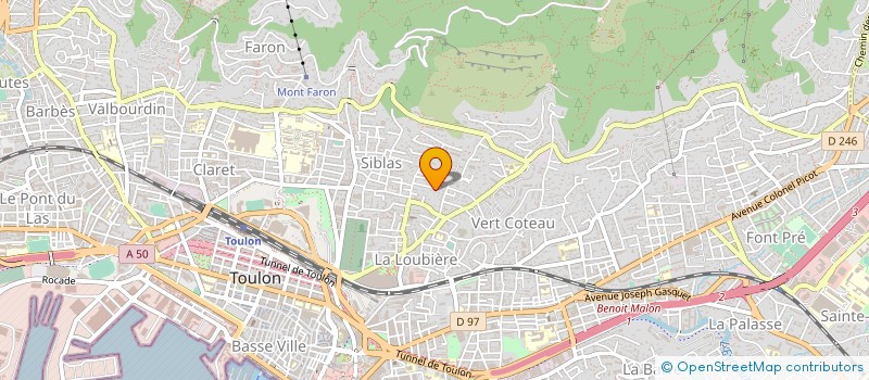 localisation de l'entreprise MADAME ANTONELLA GALLOTTA  TOULON