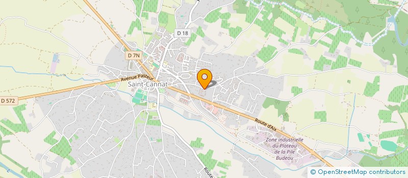 localisation de l'entreprise MADAME ANTONELLA GUERINI  SAINT-CANNAT