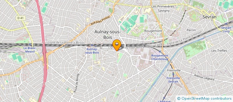 localisation de l'entreprise MADAME ANTONELLA JOVANOVIC  AULNAY-SOUS-BOIS