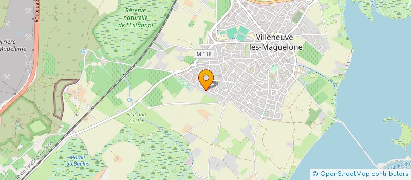 localisation de l'entreprise MADAME ANTONELLA MACCHIAVELLO  VILLENEUVE-LES-MAGUELONE